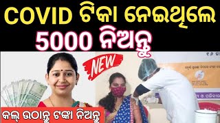 5000 ଟଙ୍କା ପାଇବେ Covid ଟିକା ନେଇଥିଲେ  ଜଲଦି ଏହି Form ଭରନ୍ତୁ Covid 19 Vaccine Coronavirus [upl. by Aklim]