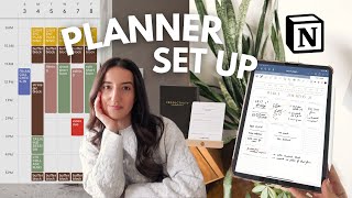 my PLANNER SYSTEM for 2024  notion setup iPad Goodnotes amp daily grind [upl. by Garretson]