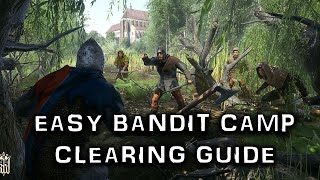 EASY Bandit Camp Clearing GuideWalkthrough  Kingdom Come Deliverance [upl. by Oakleil]