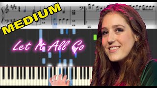 Birdy  Let It All Go  Sheet Music amp Synthesia Piano Tutorial [upl. by Ilarin991]