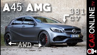 MERCEDES A45 AMG 2016  4 cilindros e 20L mais POTENTE do MERCADO Review Portugal [upl. by Eened430]