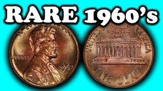 MOST VALUABLE PENNIES FROM THE 1960S  SUPER RARE PENNIES WORTH MONEY [upl. by Prochoras]