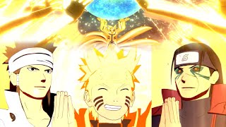 Naruto Storm Connections  Ashura Hashirama amp Naruto Team Ultimate Six Paths Shinsu Rasen Shuriken [upl. by Jens]