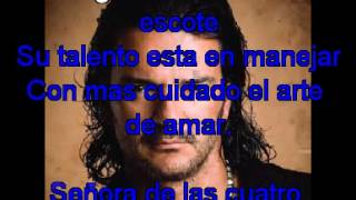 Ricardo Arjona Señora de las Cuatro Decadas con letra [upl. by Alyek]