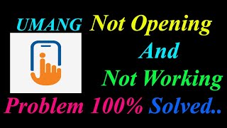 How to Fix UMANG App Not Opening  Loading  Not Working Problem in Android Phone [upl. by Atem]