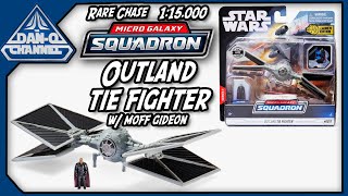 Micro Galaxy Squadron Outland TIE Fighter w Moff Gideon Rare Chase 115000 [upl. by Zennie535]