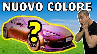 HO WRAPPATO LA MIA MACCHINA  ECCO IL NUOVO COLORE della GT86🌈 [upl. by Ydnar]