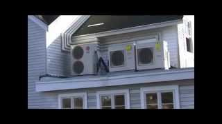 Fujitsu ductless split air conditioner amp heat pump installation [upl. by Akiemat]