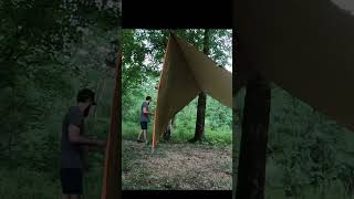 Hammock and rain fly go great for kayak camping yakpacking kayakcamping kayakfishing outdoors [upl. by Sheply599]