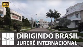 Jurerê Internacional【4K 60fps】Dirigindo Brasil  DRIVING BRAZIL Florianópolis [upl. by Kcirej251]