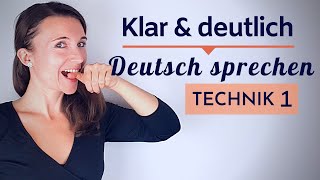 1 KLAR UND DEUTLICH SPRECHEN  Richtig Deutsch sprechen  Aussprache Übungen  Sprechtraining [upl. by Tecu58]