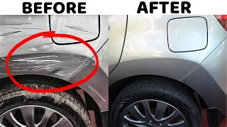 How to remove scratches from Car  CAR SCRATCH REMOVAL in 2 Minutes [upl. by Fin]