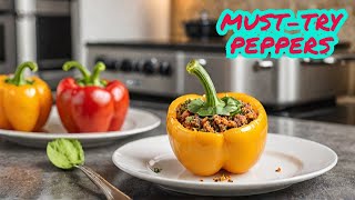 The Ultimate Stuffed Bell Peppers Recipe • Tasty [upl. by Hassin]