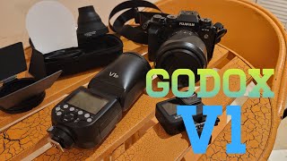 Godox V1 for FUJIFILM [upl. by Ehsom540]