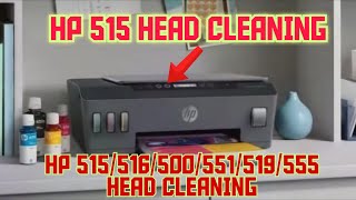 hp 515 head cleaning  hp smart tank 515 head cleaning  hp 500 head cleaning video yt 515 hp [upl. by Dlarej]