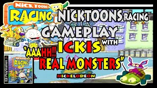 GAME BALAPAN  NICKTOONS RACING WITH ICKIS quotAAAHH REAL MONSTERSquot GAMEPLAY PS1 [upl. by Theodor]