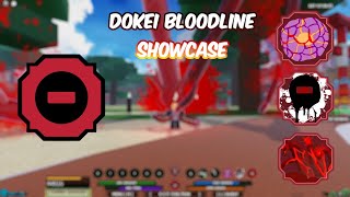 Dokei Bloodline FULL SHOWCASE I Shindo Life Dokei Showcase [upl. by Zela415]