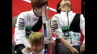 ISAC 2016  BTS cute [upl. by Idnas]