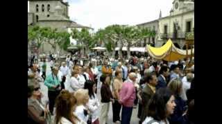 PROCESION DEL CORPUS PIEDRAHITA AVILA [upl. by Ajiam]