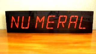 Digital clock of the Roman numerals [upl. by Idnaj]