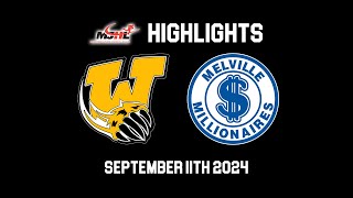 PRESEASON  Waywayseecappo Wolverines  Melville Millionaires Sept 1124 [upl. by Airun]