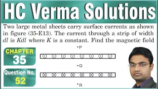 Two large metal sheets carry surface currents as shown in figure 35E13 The current through [upl. by Nyl]