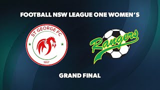 Football NSW League One Womens Final  St George FC v Mt Druitt Town Rangers [upl. by Yclehc]