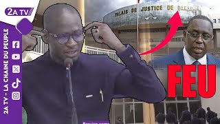 Incendie au palais de justice de Dakar SaaWolof quot kou ame xèl dinga xamnéquot [upl. by Thorlie]