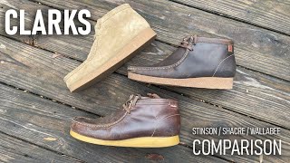 Clarks Wallabees 10 Year Review Stinson vs Shacre vs Originals [upl. by Vidal]