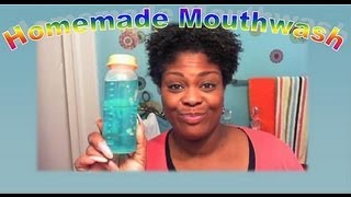 How To Make Homemade Mouthwash on a Budget [upl. by Alleynad]