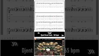 PAIN  Djent Drum Track  165 bpm pt2 djent drumtrack drummer drums [upl. by Pierrepont]