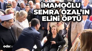 Ekrem İmamoğlu Turgut Özal’ın cenaze töreninde Semra Özalın elini öptü [upl. by Gerson]