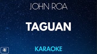 John Roa  Taguan KaraokeAcoustic Instrumental [upl. by Emixam426]