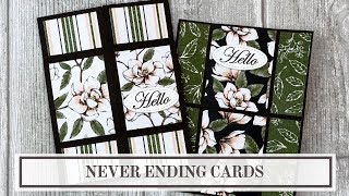 Endless Folding Card Tutorial Never Ending Card [upl. by Dami622]