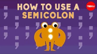 How to use a semicolon  Emma Bryce [upl. by Burnside976]