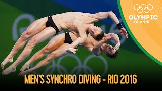 Diving Mens Synch 10m Platform  Full Competition  Rio 2016 Replays [upl. by Eronaele]