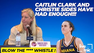 CAITLIN CLARK amp Coach Sides EXPLODE on Refs  Fevers Defensive MELTDOWN Exposed [upl. by Radbun]