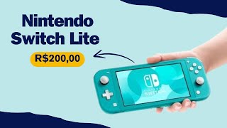 COMPREI O NINTENDO SWITCH LITE MAIS BARATO DA OLX [upl. by Corby]