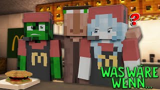 WAS WÄRE WENN WIR BEI MCDONALDS ARBEITEN  Minecraft DeutschHD [upl. by Cameron]