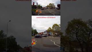 London Dashcam  Wrong Way Around Roundabout drivingfails baddrivers dashcam [upl. by Ynabla]