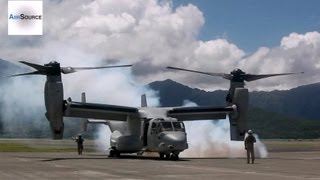 Boeing MV22B Osprey Startup Takeoff Landing [upl. by Jessalin15]