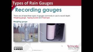 Hydrology Topic 22 Rainfall Intensity Computations  Measuring Rainfall Depth [upl. by Rednaeel]