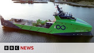 Worlds largest robots to set sail  BBC News [upl. by Etnohc]