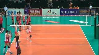 TURKEY vs SPAIN 2013 EUROPEAN WOMEN VC SEDA TOKATLIOGLU RED 7 [upl. by Lissi]