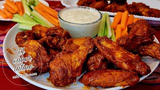 🔴Como hacer Alitas de Pollo Búfalo Wings ¡ Facil y Ricas💥 [upl. by Akinehc]