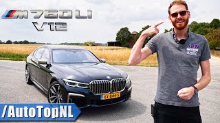 2020 BMW 7 Series M760Li V12 xDrive REVIEW on AUTOBAHN amp ROAD by AutoTopNL [upl. by Ennylyak]