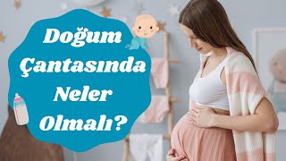 Doğum Çantasında Neler Olmalı doğumçantası doğumhazırlıkları annebebek birthpreparation [upl. by Gurl]