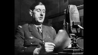 Appel du 18 juin 1940  DIscours enregistré le 22 juin 1940 par le Général de Gaulle [upl. by Annecorinne]