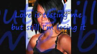 Rihanna SOS Lyrics [upl. by Aelhsa]