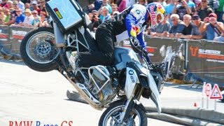 BMW R 1200 GS BMW Motorrad Days 2013 Chris Pfeiffer Stunt Riding GS 1200 R 1200 GS LC [upl. by Nnaeitak]